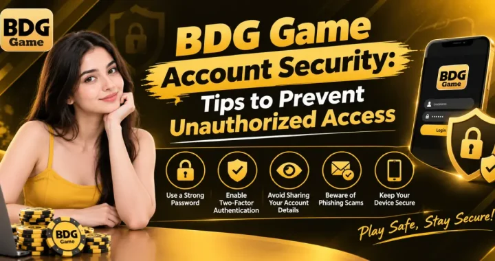 BDG Game Account Security
