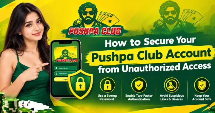 Pushpa Club Account secure