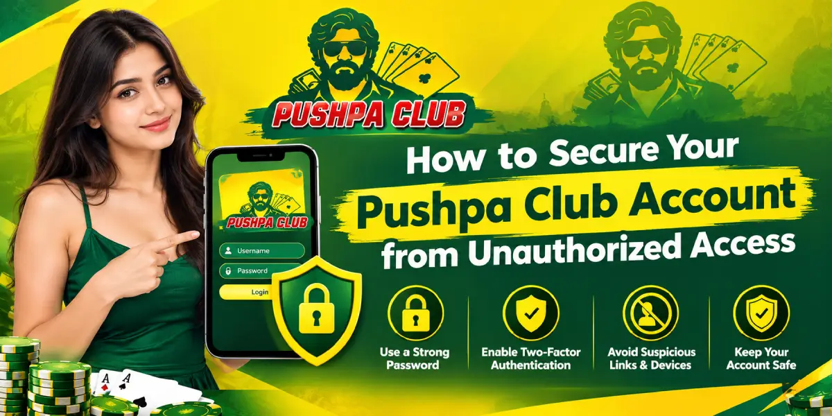 Pushpa Club Account secure