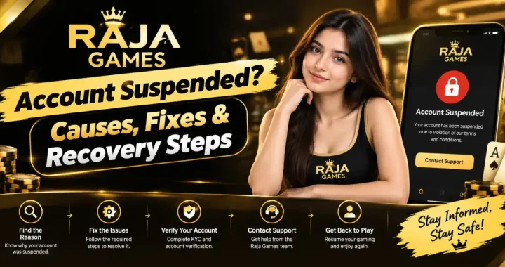 Raja Game Account Suspended