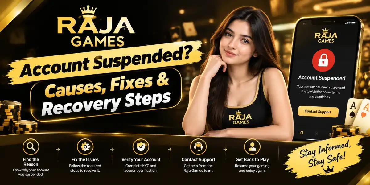 Raja Game Account Suspended